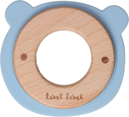 Label Label teether bear blue