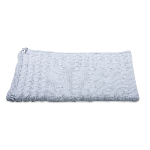 Baby&#39;s Only Cot Blanket Cable Gray