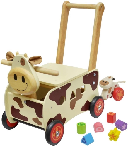 I'm Toy Carriage Cow Brown