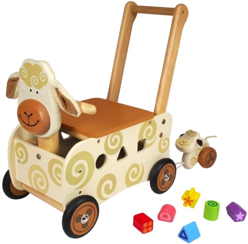 I'm Toy Carriage Sheep Brown