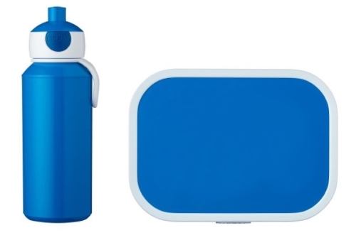 Drinking Bottle and Lunch Box Campus Blue