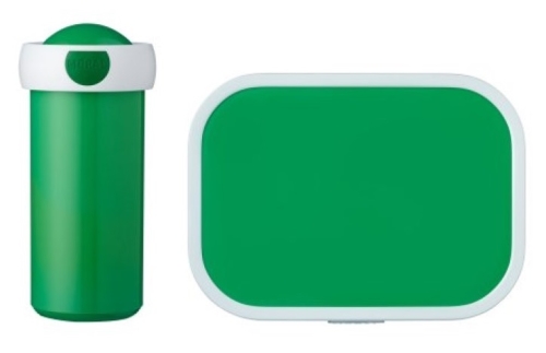 School Cup and Lunchbox Green
