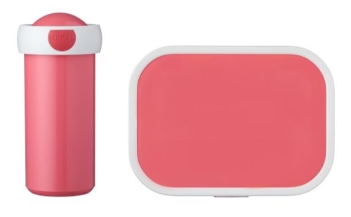 School Cup and Lunchbox Pink