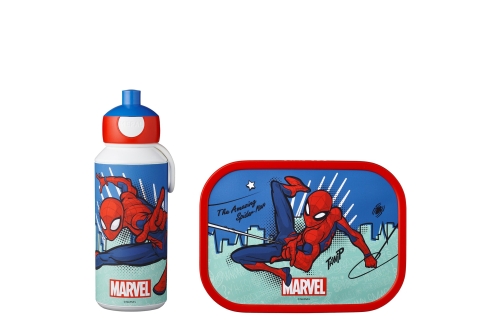 Mepal drinking bottle and lunch box Campus Spiderman