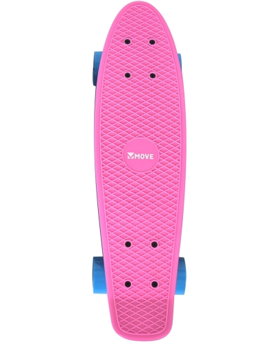 Move Old School Skateboard pink