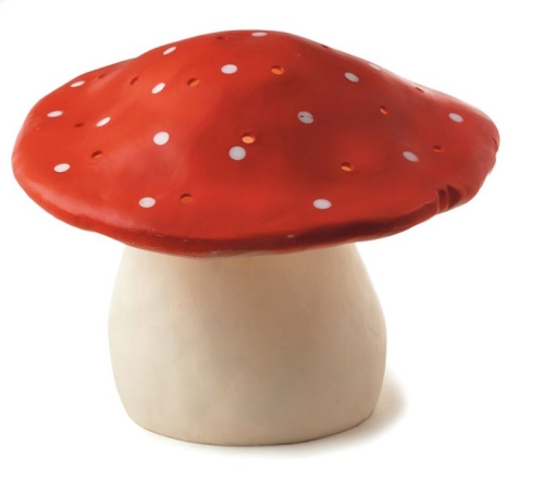 Heico Lamp Mushroom Red Large
