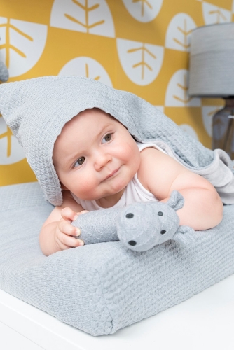 Baby&#39;s Only Shawl Chenille Cloud Gray