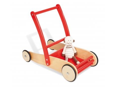 Pinolino wooden trolley Uli red