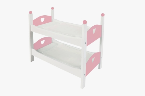 Engelhart Doll bed White with Pink