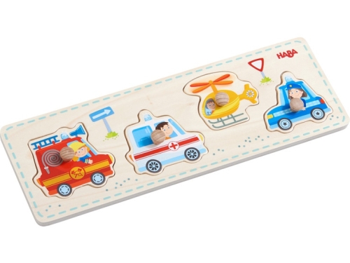 Haba Inlay puzzle Auxiliary vehicles