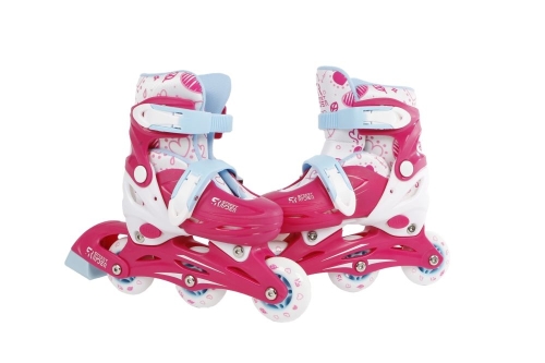 Street Rider inline skates hardboot pink size 26-29
