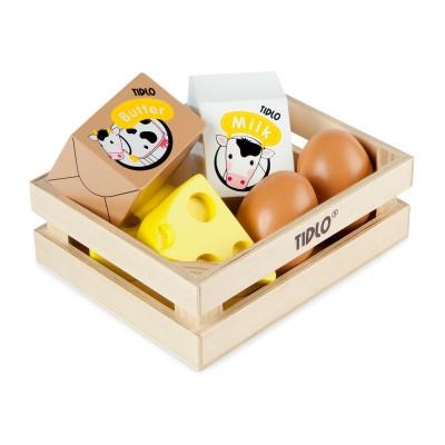 Tidlo Wooden Eggs and Dairy