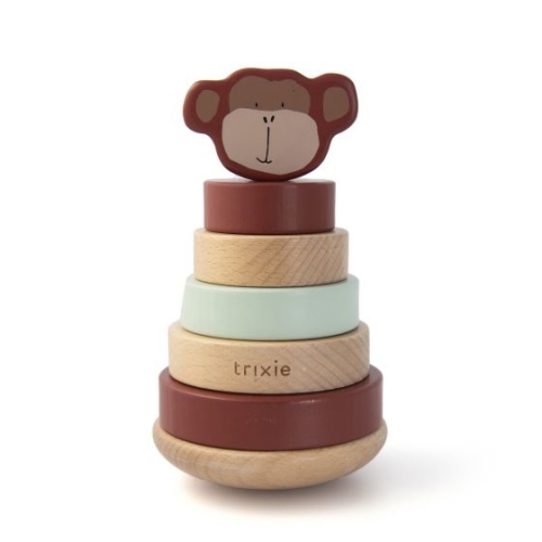 Trixie wooden stacking tower Mr. monkey