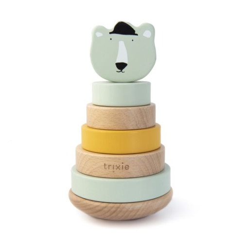 Trixie Wooden Stacking Tower Mr. Polar Bear