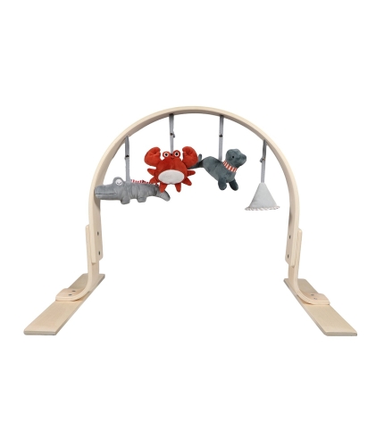 Tryco wooden Baby gym with animal arch