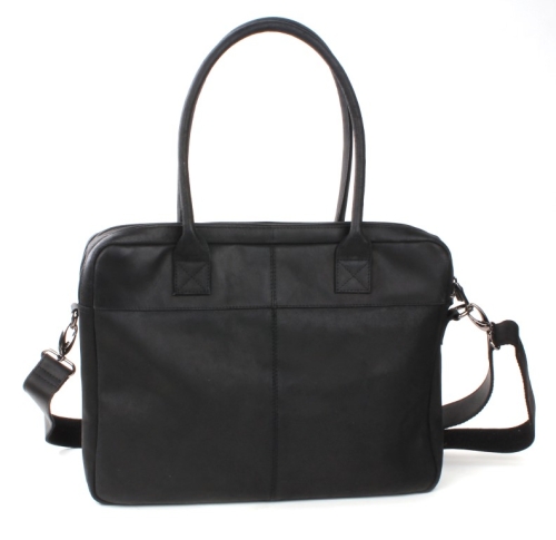 Kidzroom Nursery Bag / Diaper Bag Journey Leather Black