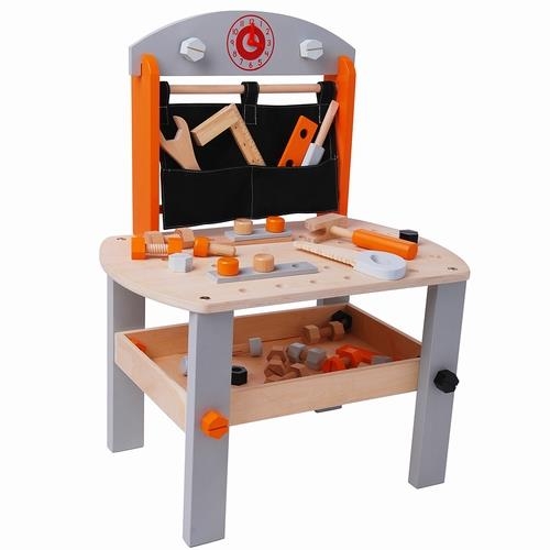Playwood Workbench with Tools