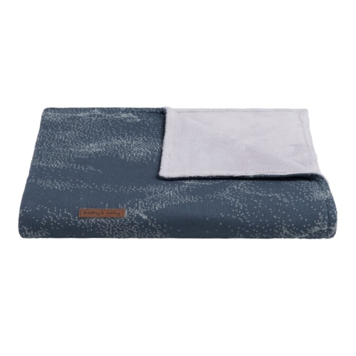 Babies Only Baby Blanket Teddy Marble cool granit / gray