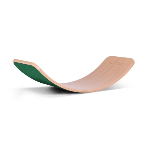 Wobbel Original clear lacquered felt leaf green