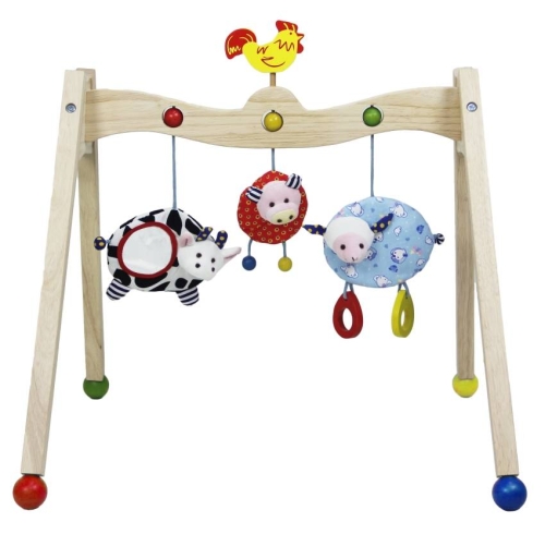 Primi Passi Wooden Baby Gym Animals