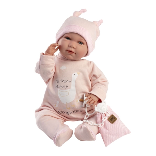 Llorens Crying Baby Doll Mimi Pink with Sound 42 cm