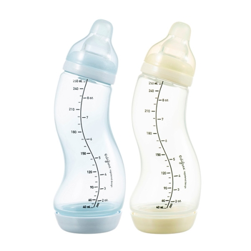 Difrax Bottle S 250 ml Baby Blue/Cream (2 pieces)