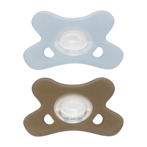 Difrax Pacifier 0-6 Ice/Clay (2 pieces)