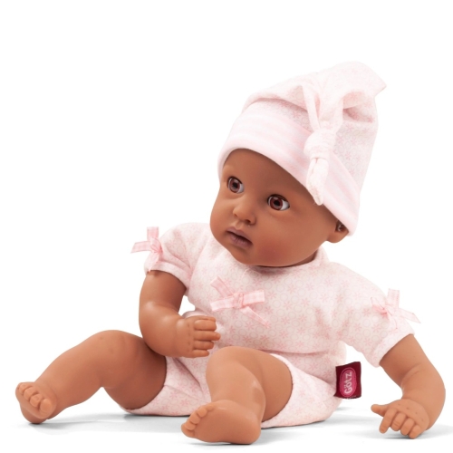 Götz Muffin to dress, "Afro," hairless, sleep eyes, 33 cm