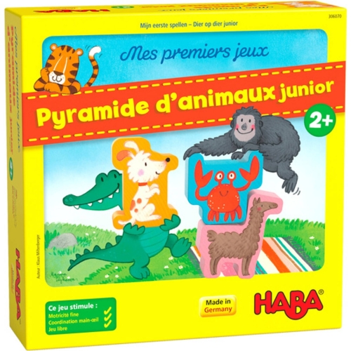 Haba mes premiers jeux pyramide d'animaux junior