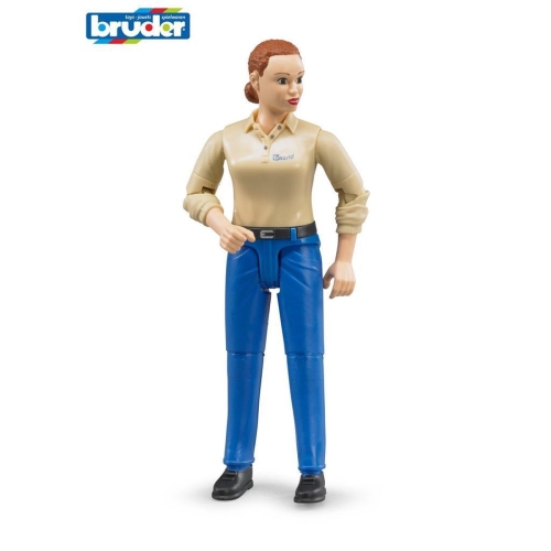Bruder BWorld Woman With White Skin And Blue Pants 