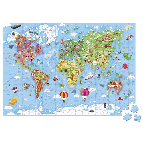 Janod Puzzle World Giant