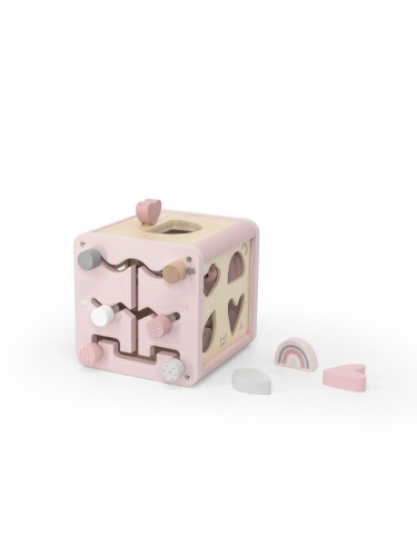 Label Label Activity Cube Pink