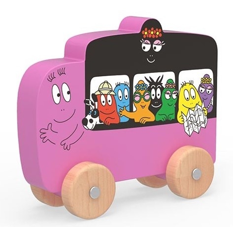 Label Label Barbapapa Wooden Car