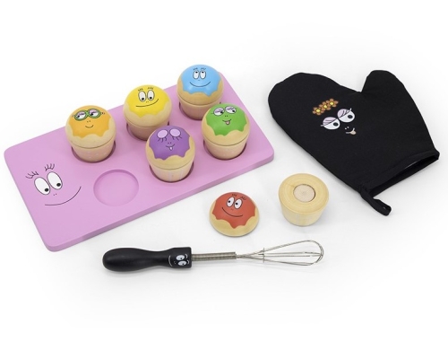 Label Label Barbapapa Wooden Cupcakes Set