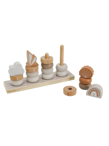 Label Label Little Stacking Rings Nougat