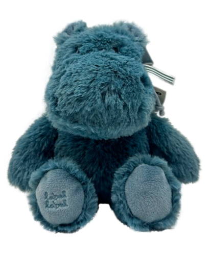 Label Label Soft Toy Hippo Harvey S Blue