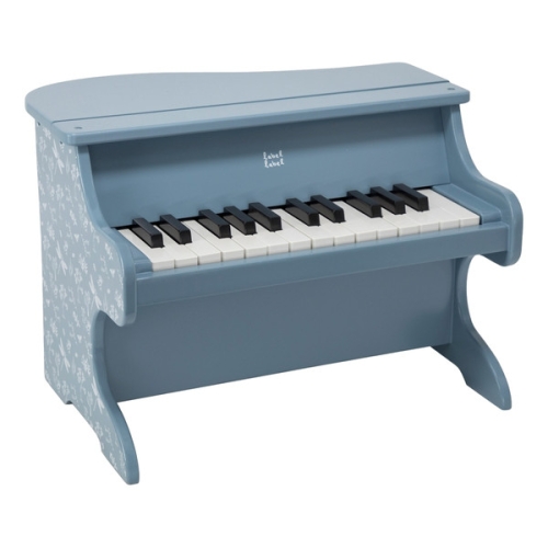 Label Label Label Wooden Piano Blue