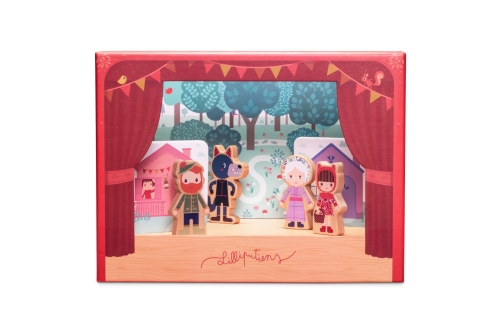 Lilliputiens Theater with magnets Little Red Riding Hood