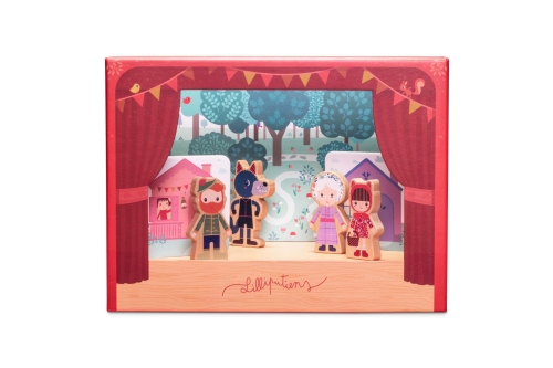 Lilliputiens Theater with magnets Little Red Riding Hood