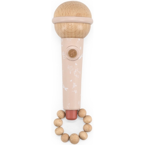 Label Label Wooden Microphone Pink