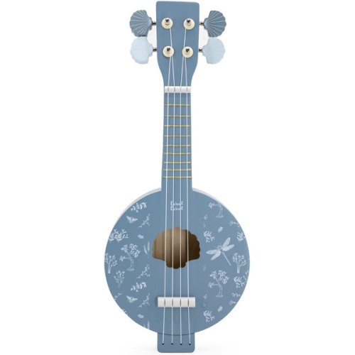 Label Label Label Wooden Banjo Blue