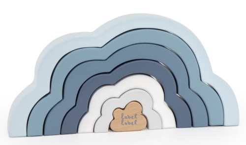Label Label Rainbow Puzzle Blue