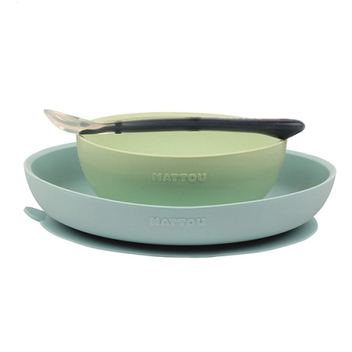 Nattou Dining Set Blue/Green