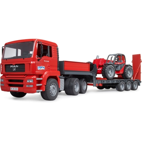 Bruder MAN TGA Semi-trailer with Manitou Telescopic Loader MLT 633 