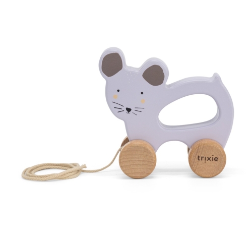 Trixie Wooden Pulling Toy Mrs. Mouse