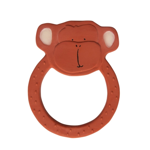 Trixie Round Teething Ring Natural Rubber Mr. Monkey