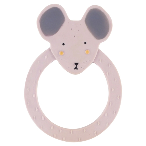 Trixie Round Teething Ring Natural Rubber Mrs. Mouse