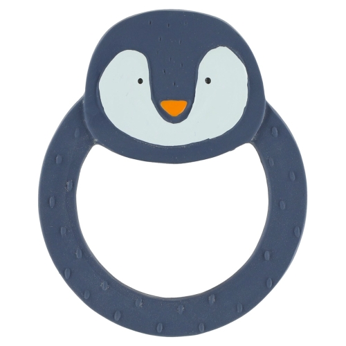 Trixie Round Teething Ring Natural Rubber Mr. Penguin