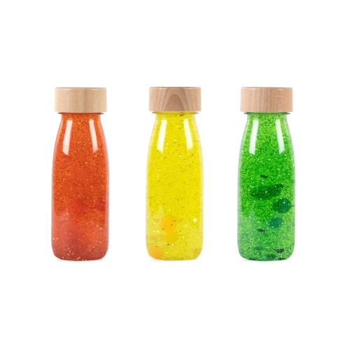 Petit Boum Set of 3 Sensory Bottles Twilight