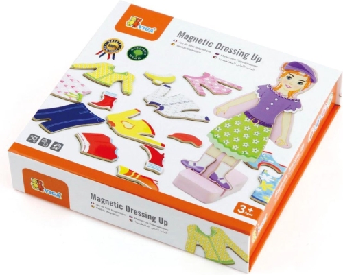 Viga Toys Wooden Dressing Doll 39-piece
